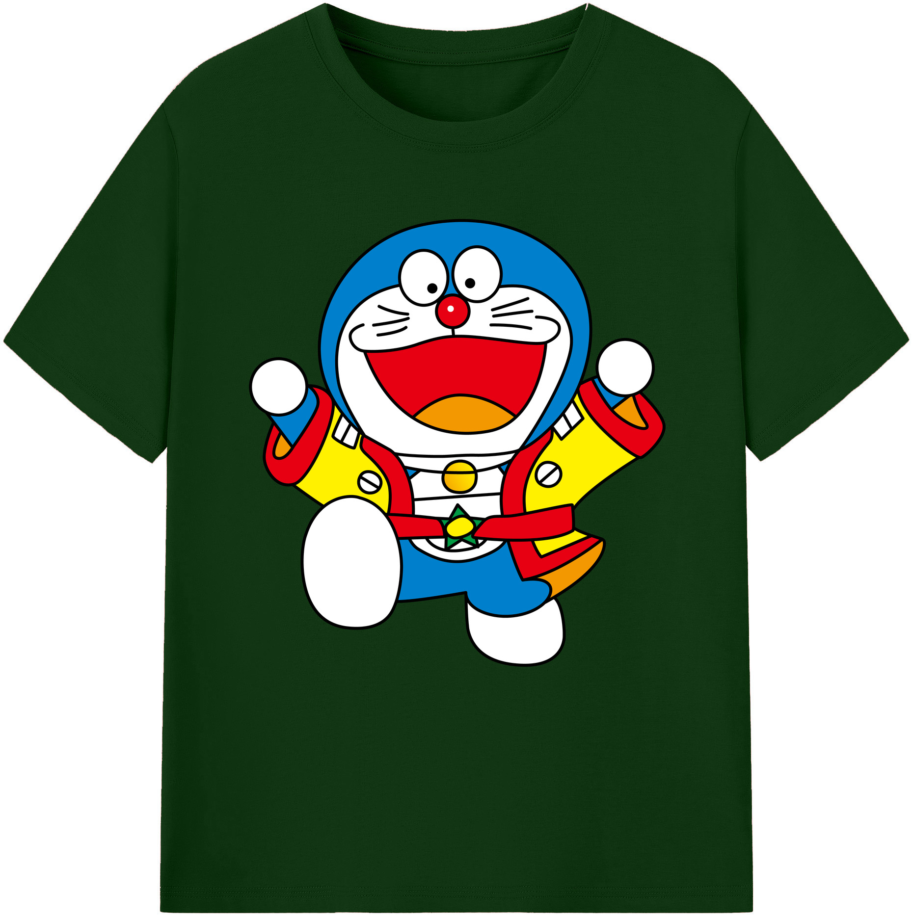 （画像用） ドラえもん Doraemon 綿100％半袖Tシャツ（フロントプリント）